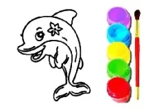 Dolphin Coloring B...